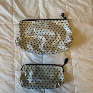 Roller Rabbit Hearts Makeup Bags